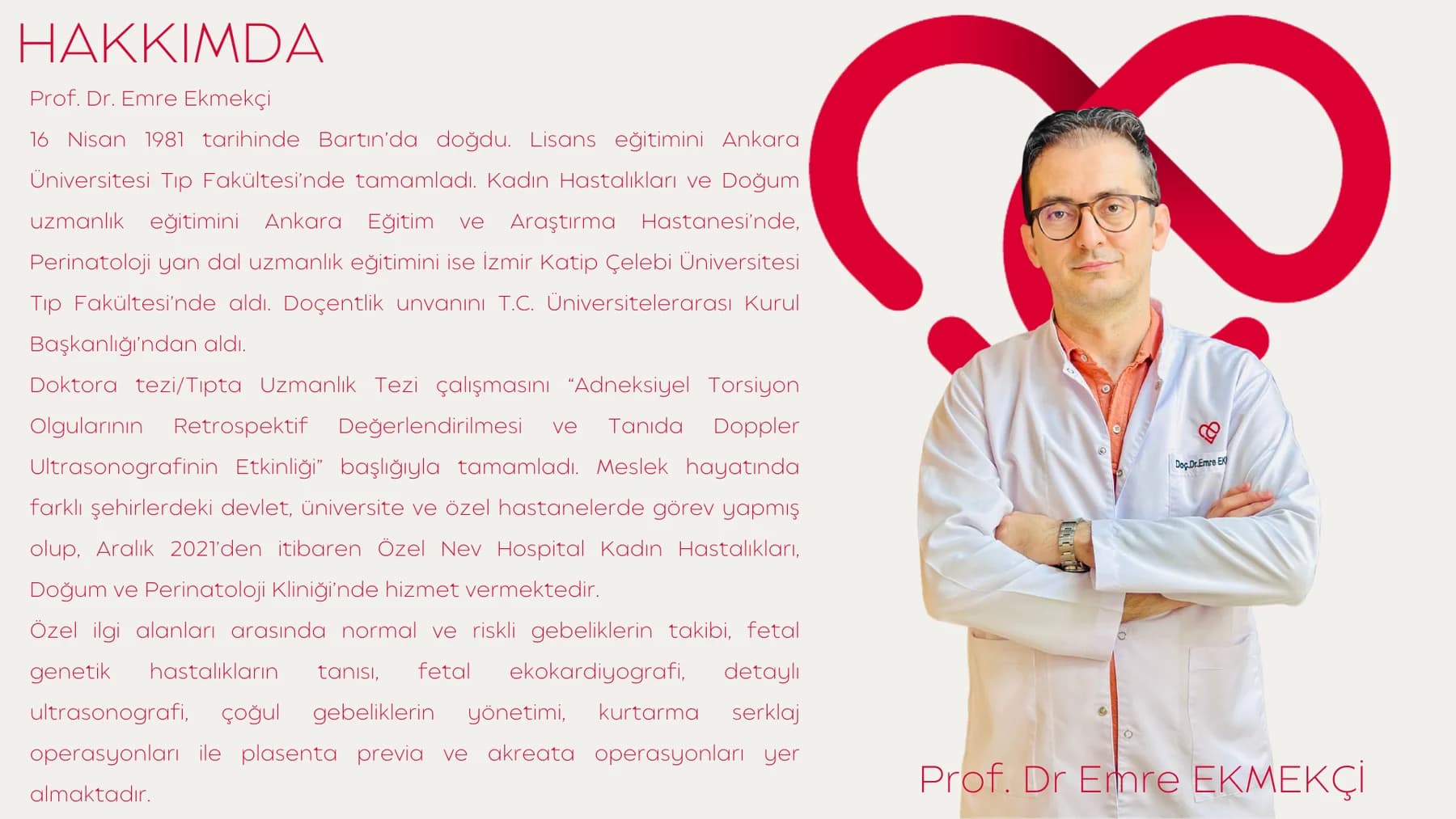 Prof. Dr. Emre EKMEKÇİ — kaynak özgeçmiş belgesi