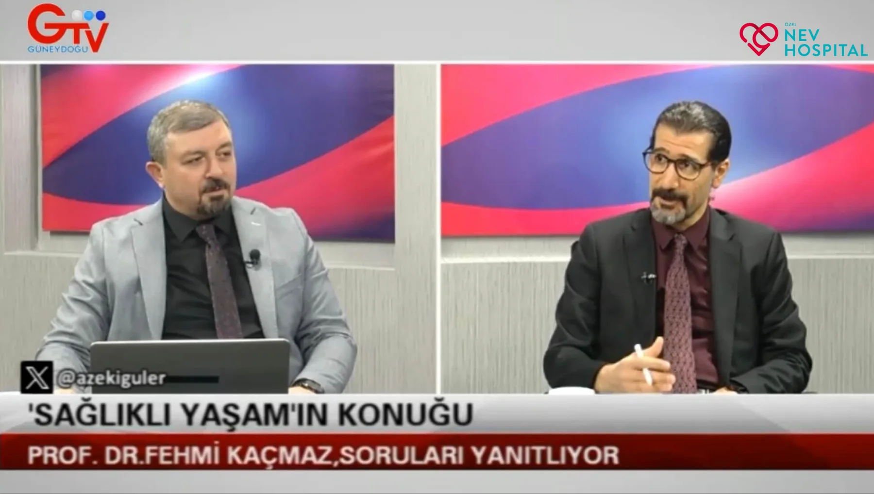 Prof. Dr. Fehmi Kaçmaz — Sağlıklı Yaşam programı kaynak görseli