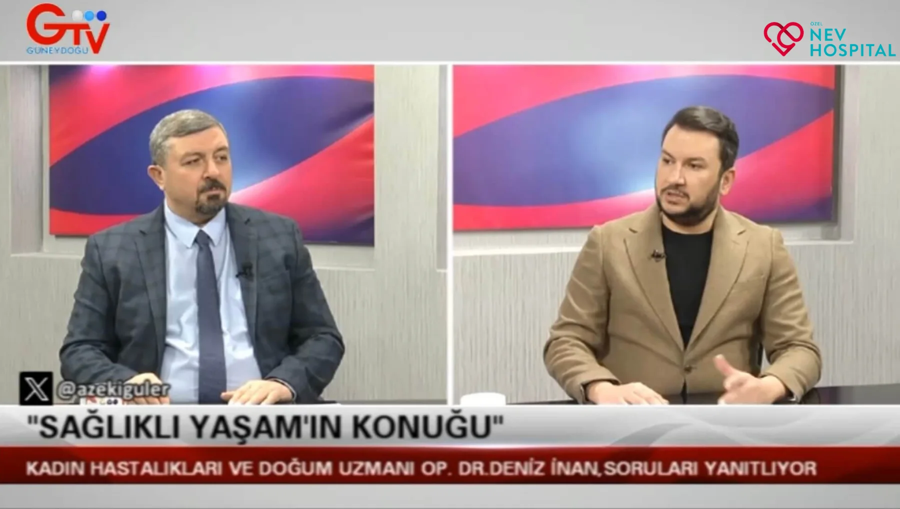 Op. Dr. Deniz İnan — Sağlıklı Yaşam programı kaynak görseli